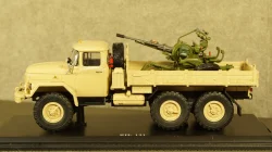 Зил-131 с зенитной установкой, бежевый, TruckTyr 1:43