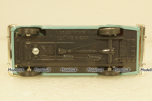 Москвич-412, с багажником, Агат 1:43