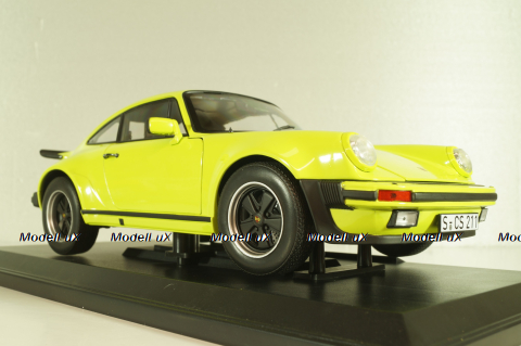 Porsche 911 (930) Turbo 3.0 1976, light green, 187666, Norev 1:18
