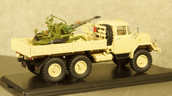 Зил-131 с зенитной установкой, бежевый, TruckTyr 1:43