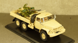 Зил-131 с зенитной установкой, бежевый, TruckTyr 1:43