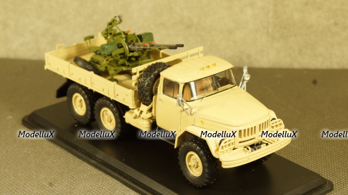 Зил-131 с зенитной установкой, бежевый, TruckTyr 1:43