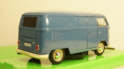 Volkswagen T1 bus box wagon blue 1963, 22095, Welly 1:24