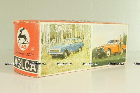 Газ-2402 Волга, красная, июнь 1988г., Тантал/Радон 1:43
