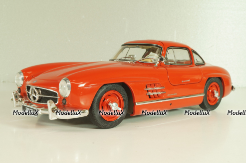 Mercedes-Benz 300 SL Gullwing (W198) Coupe 1955,red, 450060100, Schuco 1:18