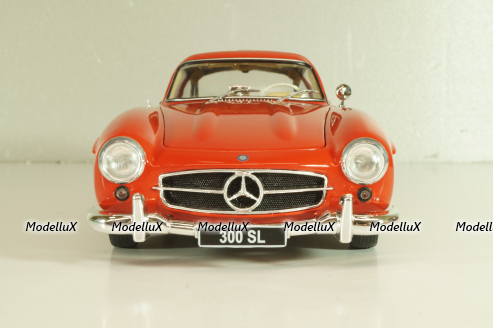 Mercedes-Benz 300 SL Gullwing (W198) Coupe 1955,red, 450060100, Schuco 1:18