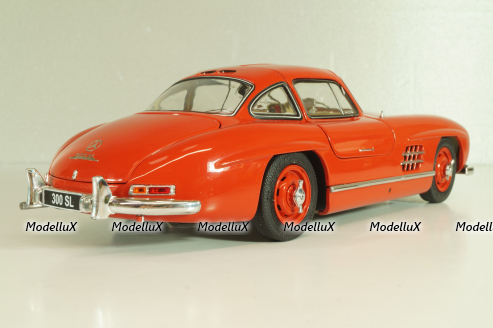 Mercedes-Benz 300 SL Gullwing (W198) Coupe 1955,red, 450060100, Schuco 1:18