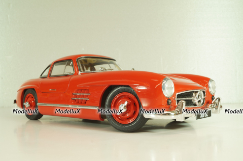 Mercedes-Benz 300 SL Gullwing (W198) Coupe 1955,red, 450060100, Schuco 1:18