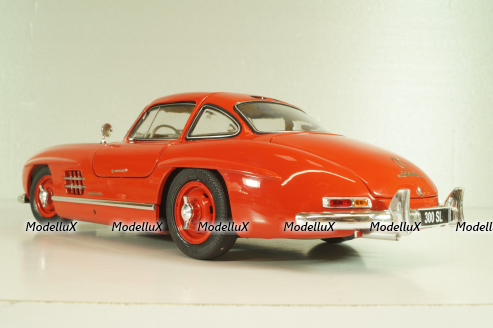 Mercedes-Benz 300 SL Gullwing (W198) Coupe 1955,red, 450060100, Schuco 1:18