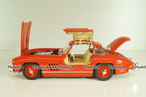 Mercedes-Benz 300 SL Gullwing (W198) Coupe 1955,red, 450060100, Schuco 1:18