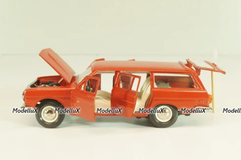 Газ-2402 Волга, красная, июнь 1988г., Тантал/Радон 1:43