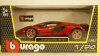 Lamborghini Sian FKP 37, metallic-red, Burago 1:24
