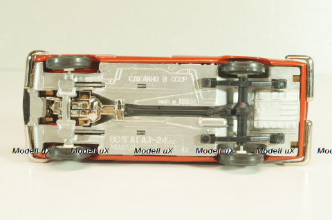 Газ-2402 Волга, красная, июнь 1988г., Тантал/Радон 1:43