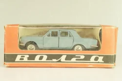 Газ-24 Волга, серая, апрель 1993г., Тантал/Радон 1:43