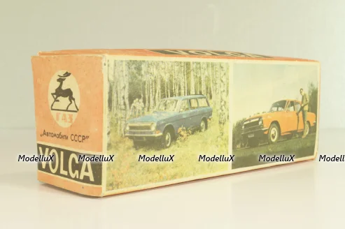 Газ-24 Волга, серая, апрель 1993г., Тантал/Радон 1:43