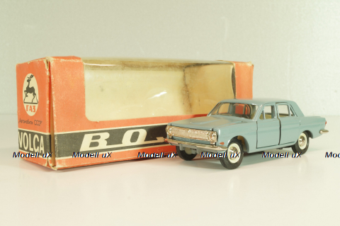 Газ-24 Волга, серая, апрель 1993г., Тантал/Радон 1:43