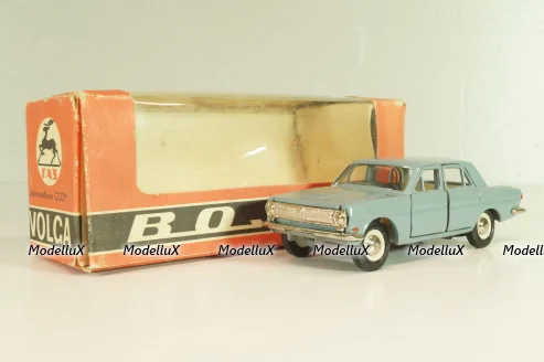 Газ-24 Волга, серая, апрель 1993г., Тантал/Радон 1:43