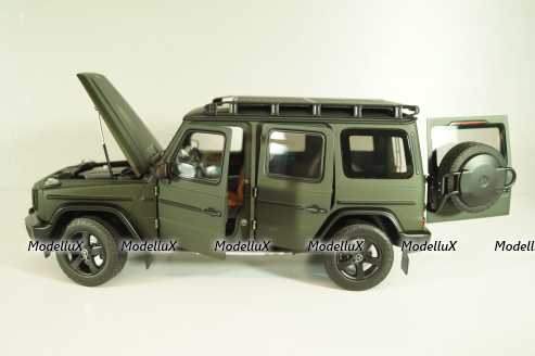 Mercedes-Benz G500 (W465) Professional Line 2022, olive, B66960662, Norev 1:18