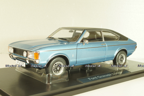 Ford Granada Coupe 1974, blue/black, L.e 702 pcs, 18080002, Touring 1:18
