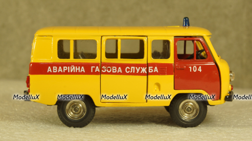 Уаз-452 А41 Служба газа, SM_models 1:43 
