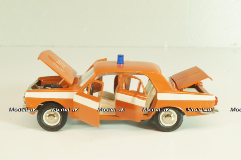Газ-24 Волга, пожарная, май 1994г., Тантал/Радон 1:43
