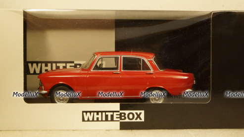 Москвич 412 красный, WB124073, WhiteBox 1:24