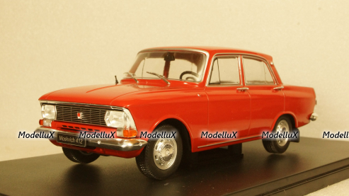 Москвич 412 красный, WB124073, WhiteBox 1:24