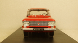 Москвич 412 красный, WB124073, WhiteBox 1:24