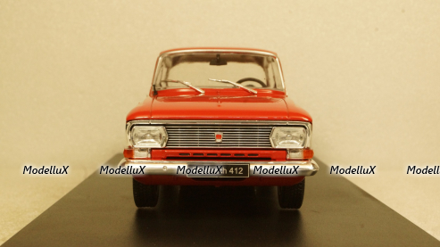 Москвич 412 красный, WB124073, WhiteBox 1:24