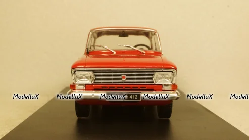 Москвич 412 красный, WB124073, WhiteBox 1:24