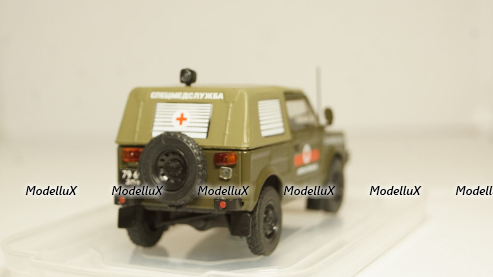 Москвич 412 красный, WB124073, WhiteBox 1:24