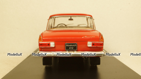 Москвич 412 красный, WB124073, WhiteBox 1:24