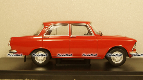 Москвич 412 красный, WB124073, WhiteBox 1:24