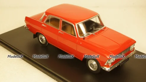 Москвич 412 красный, WB124073, WhiteBox 1:24