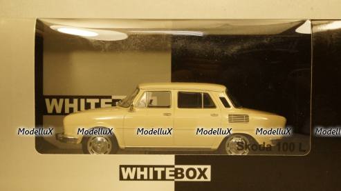 Skoda 100 L beige, WB124077, WhiteBox 1:24