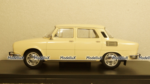 Skoda 100 L beige, WB124077, WhiteBox 1:24