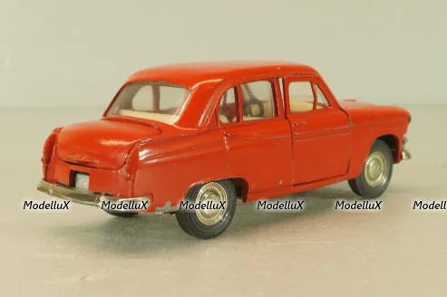 Москвич-403 А7, красный, Тантал/Радон 1:43