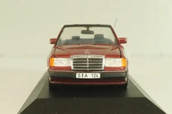 Mercedes-Benz 320 CE-24 (A124) Cabriolet, maroon, 430003515, Minichamps 1:43