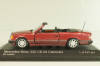 Mercedes-Benz 320 CE-24 (A124) Cabriolet, maroon, 430003515, Minichamps 1:43
