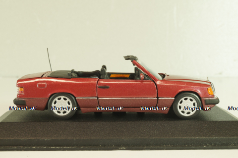 Mercedes-Benz 320 CE-24 (A124) Cabriolet, maroon, 430003515, Minichamps 1:43