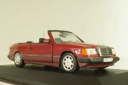 Mercedes-Benz 320 CE-24 (A124) Cabriolet, maroon, 430003515, Minichamps 1:43