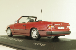 Mercedes-Benz 320 CE-24 (A124) Cabriolet, maroon, 430003515, Minichamps 1:43