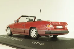 Mercedes-Benz 320 CE-24 (A124) Cabriolet, maroon, 430003515, Minichamps 1:43