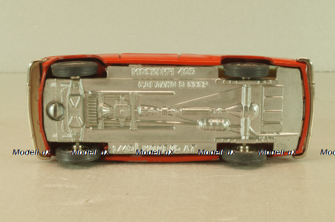 Москвич-403 А3, красный, Тантал/Радон 1:43