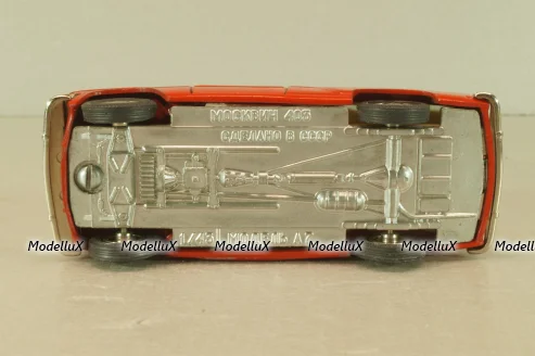 Москвич-403 А7, красный, Тантал/Радон 1:43