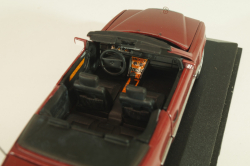 Mercedes-Benz 320 CE-24 (A124) Cabriolet, maroon, 430003515, Minichamps 1:43