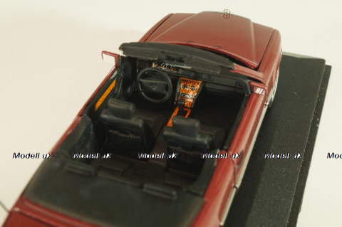 Mercedes-Benz 320 CE-24 (A124) Cabriolet, maroon, 430003515, Minichamps 1:43