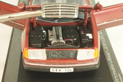 Mercedes-Benz 320 CE-24 (A124) Cabriolet, maroon, 430003515, Minichamps 1:43