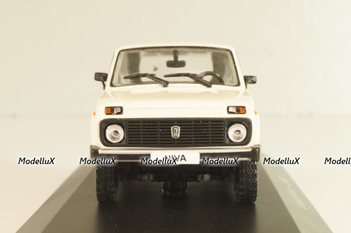 Ваз-2121 Нива 4x4 (Lada 1600) 1982, белый, Altaya 1:43