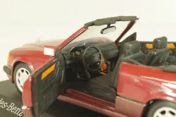 Mercedes-Benz 320 CE-24 (A124) Cabriolet, maroon, 430003515, Minichamps 1:43